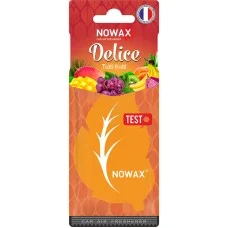Ароматизатор воздуха целлюлозный Nowax серия Delice - Tutti Frutti