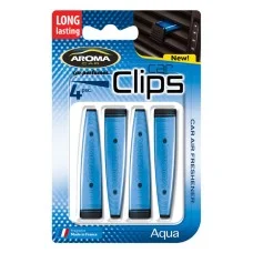 Ароматизатор Aroma Car Clips Aqua, 4x5г