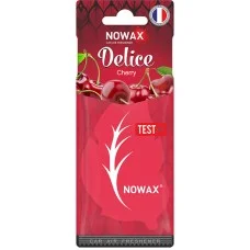 Ароматизатор повітря целюлозний Nowax серія Delice - Cherry
