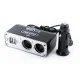 Разветвитель прикуривателя Carlife 2в1 + 2 USB, 12В, 5A
