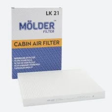 Фильтр салона Molder Filter LK 21 (WP6812, LA31, CU2882)