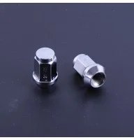 Гайки колесные M12х1,25х22 хром конус закрытый с выступом ключ 19 (20 шт комплект) F 613