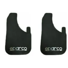 Брызговики SPARCO большие 450х280 черные резинно-пласт с вырезом 2шт