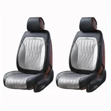 Накидки на сиденья авто 3D Elegant передние Серые (авточехлы MODENA  3D)