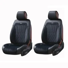 Накидки на сиденья авто 3D Elegant передние Черные (авточехлы MODENA  3D)
