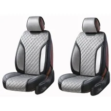Накидки на сиденья авто 3D Elegant передние Серые (авточехлы TORINO  3D)