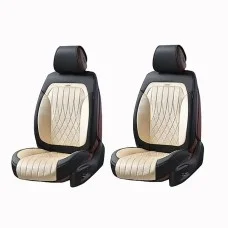 Накидки на сиденья авто 3D Elegant передние Бежевые (авточехлы MODENA 3D)