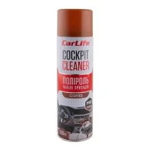 Полироль для торпеды Carlife 500мл спрей Кофе