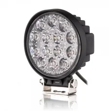 Фара-LED Круг 42W 138*76mm (3W*14) 10-30V Ближнее+страбоскоп (27-42W) (1шт) 4168