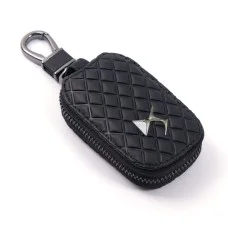 Чехол для ключей с карабином Citroën NEW (Экокожа) Ромб