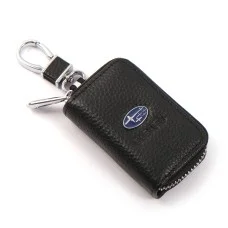 Чехол для ключей с карабином Subaru (Кожа) 2869