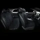 Накидки на сиденья авто из алькантары Elegant MILANO Черный Полный комплект