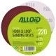 Alloid. Круг шлифовальный на липучке 125 мм, зерно 220 (10шт) (SD-25220)