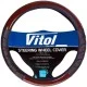 Чохол на кермо XL (41-43см) чорний (vitol HU 100107 BK XL)