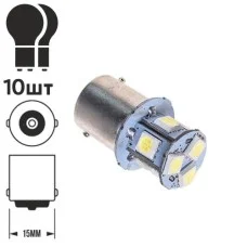 Лампа диодная S25 1157-5050-8SMD 2 контакта 08235 (1157-5050-8SMD12V)