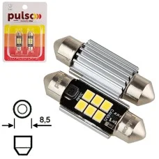 Лампа PULSO/софитная/LED C5W /36мм/CANBUS/9SMD-2835/12v/2,9W/315lm White (LP-36C5W)