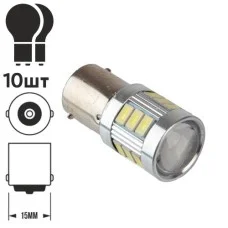 Лампа PULSO/габаритная/LED 1156/S25/BA15s/P21W/18SMD-5730/24v/2w/180lm White (LP-241816)
