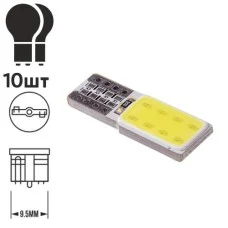 Лампа PULSO/габаритная/LED T10(T16)W2.1x9.5d/W16W/COB/12v/3w/72lm White (LP-167222)