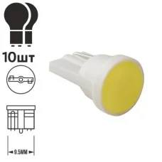 Лампа PULSO/габаритная/LED T10/W2.1x9.5d/W5W/COB/12v/1w/48lm White (LP-124822)