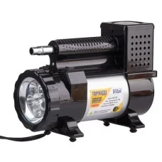 Компрессор Торнадо 150psi 15А 40л/мин фонарь прикуриватель переходник шланг 3,0м (КА-Т12181)