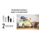 Компрессор ViTOL 150psi 15А 40л/мин фонарь прикуриватель (К-60)