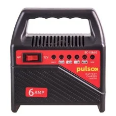 Зарядний пристрій для акумулятора PULSO BC-15860 6&12V/6A/15-80AHR/світлодіодн.індик. (BC-15860)