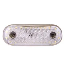 Повторювач габариту (овал) 24 LED 12/24V бIлий (TH-2420-white)